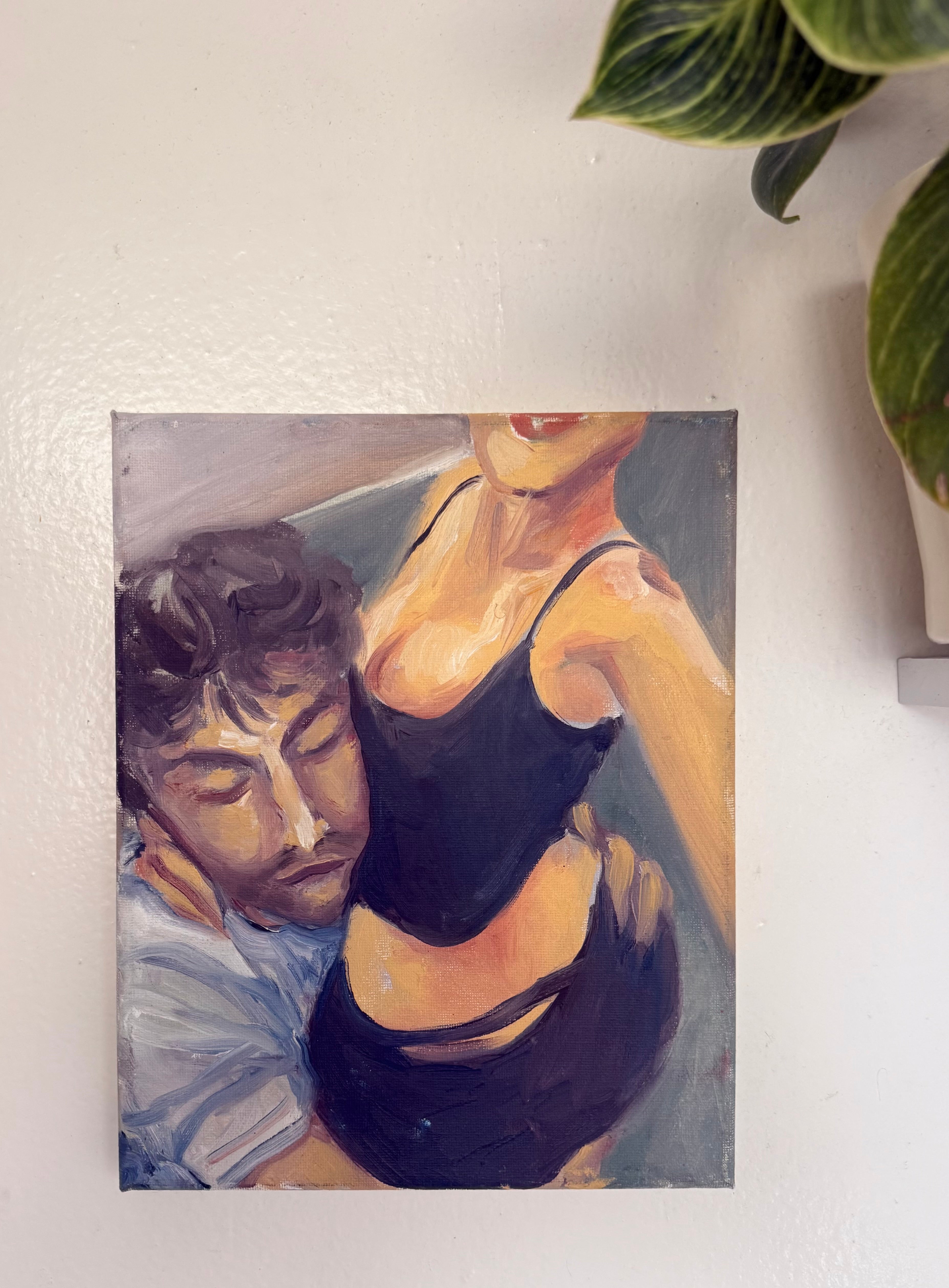 Momma's Boy 8x10 inch Original Painting